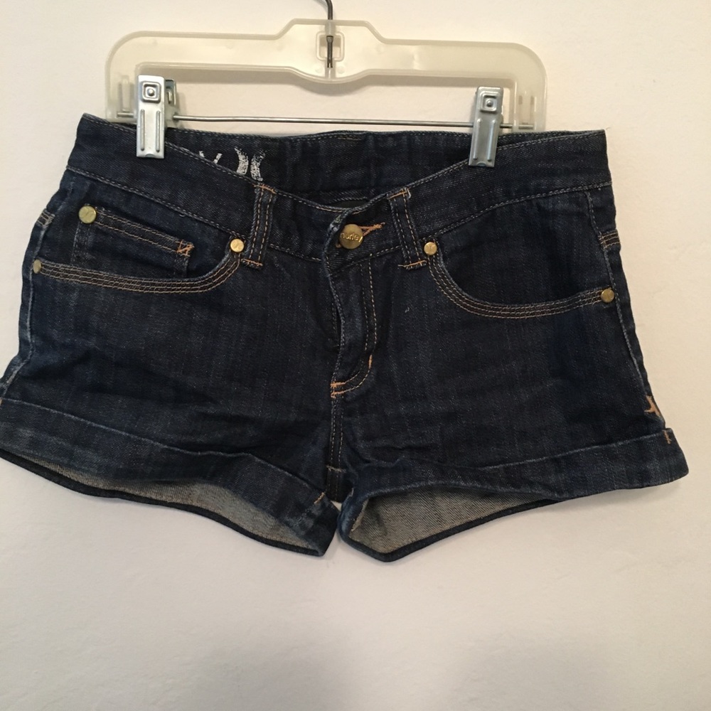 Hurley juniors denim shorts
